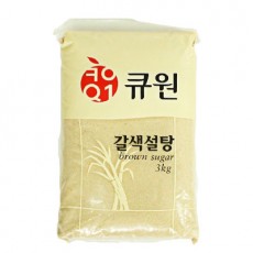 큐원) 갈색설탕 3kg